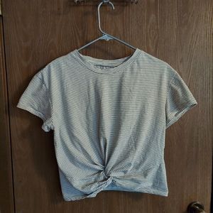 Lush front knot crop top